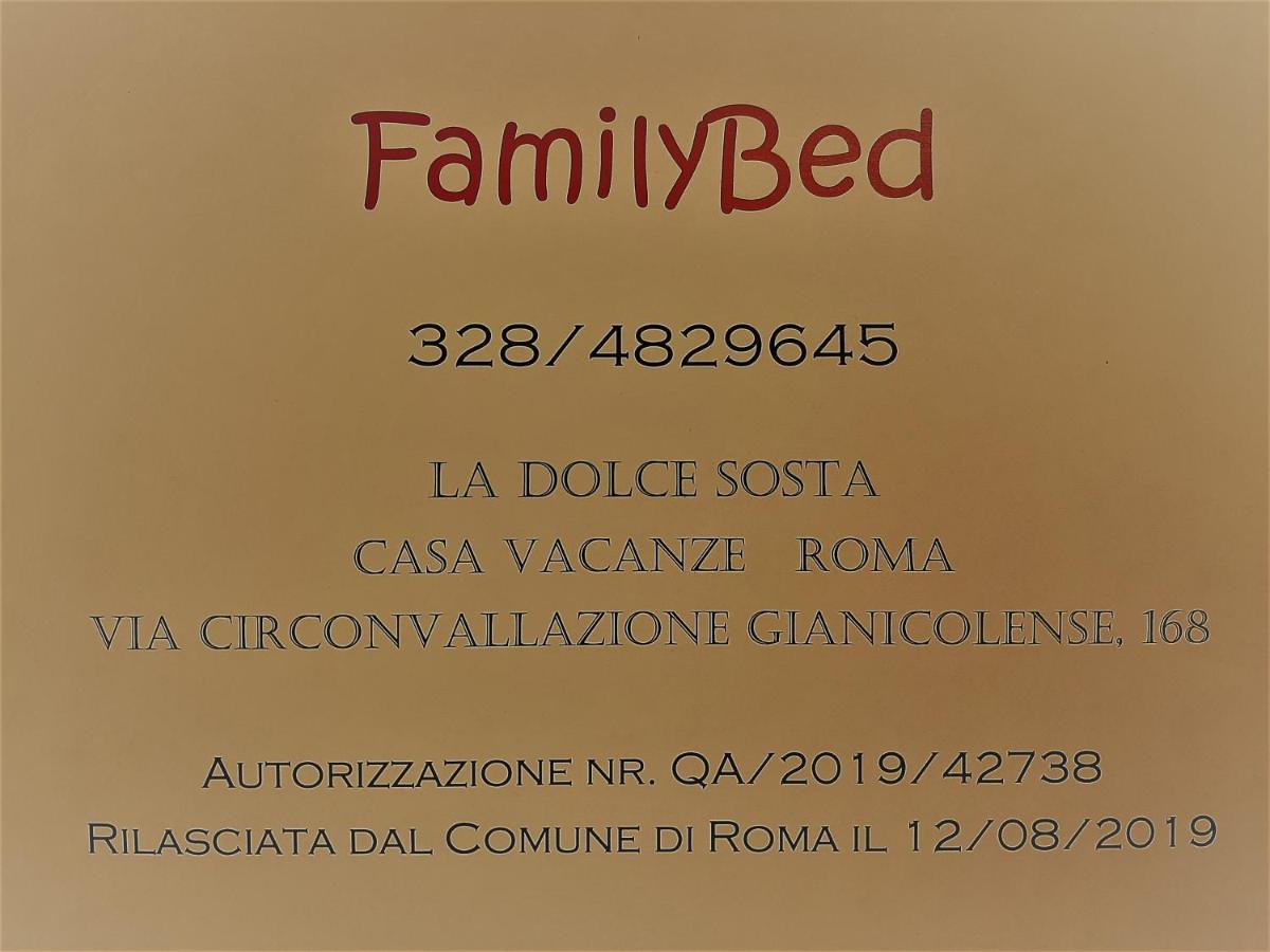 Familybed Roma Monteverde-Vaticano Βίλα Εξωτερικό φωτογραφία